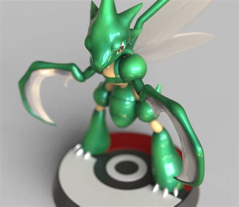 STL file Scyther - FAN ART - POKÉMON FIGURINE -POKEMON 🎨 ・3D printable ...