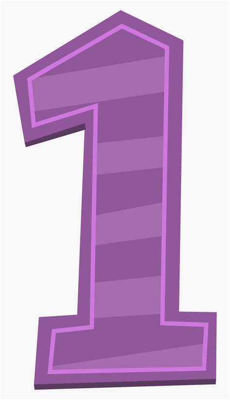 1 Clipart Purple - Purple Number 1 Transparent , Free Transparent Clipart - ClipartKey