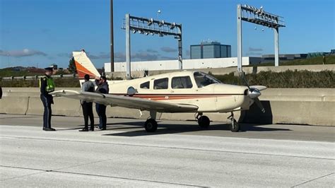 Video captures the moment a plane was forced to land on a highway north of Toronto | CBC News