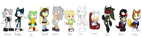 Sonic OCs by Muccaronee on DeviantArt