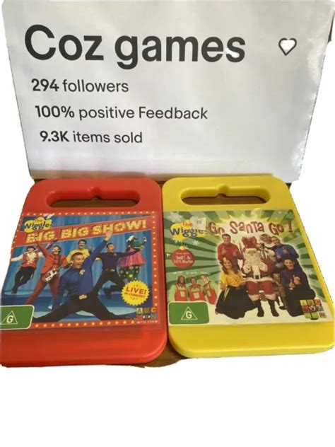 THE WIGGLES GO Santa Go & Wiggles Big Big Show DVD’s Australian Kids Tv Show £8.03 - PicClick UK