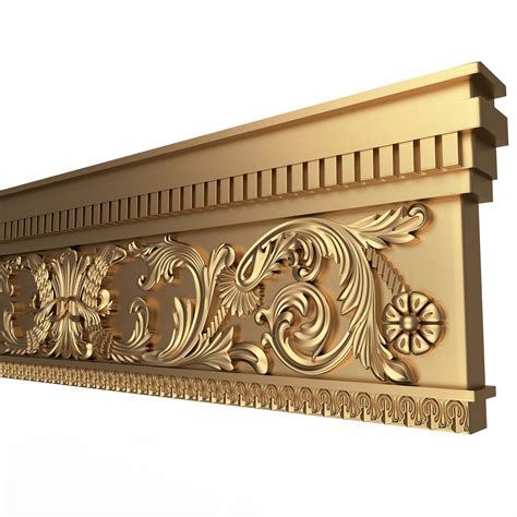 Cornice Decoration Molding 03 - 3D Model by KhaganFX