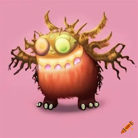 My singing monsters ethereal quad element character on Craiyon