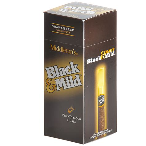 Middleton's Black & Mild Regular Cigars Box of 25 – Tobacco Stock