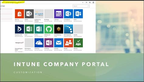 Intune Company Portal Branding Customization Options - Device Management Blog