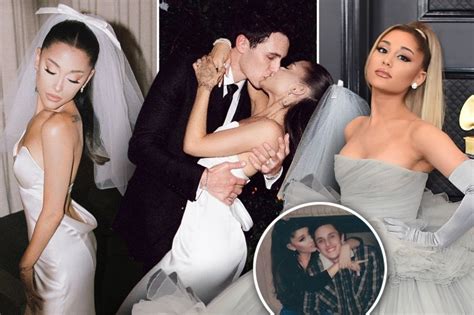 Ariana Grande dazzles in silky white gown as she shares private photos ...