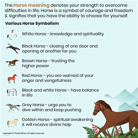 Horse Symbolism & Meaning | The Horse Spirit Animal | Horse spirit animal, Animal meanings ...