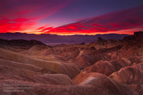 Earth Color Magic: Winter Sunset - Death Valley