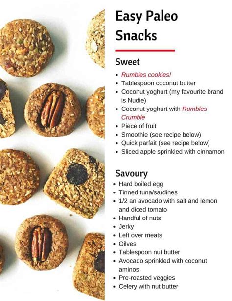 Paleo Snacks - Ideas and Recipes from Rumbles Paleo