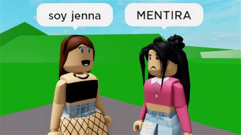 Fingí ser JENNA en BROOKHAVEN ROBLOX - YouTube