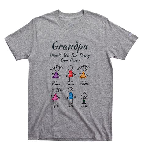 Personalized grandpa T-shirts Personalized by Personalizedkiddie