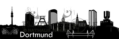 Dortmund Skyline -WIN a tattoo by NathalieNova on DeviantArt