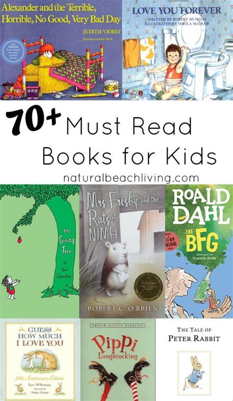 70 Best Books Every Child Should Read or Hear in Their Lifetime - Natural Beach Living