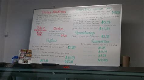 Menu at Nico´s Tacos Taqueria y Carniceria Mexicana restaurant ...