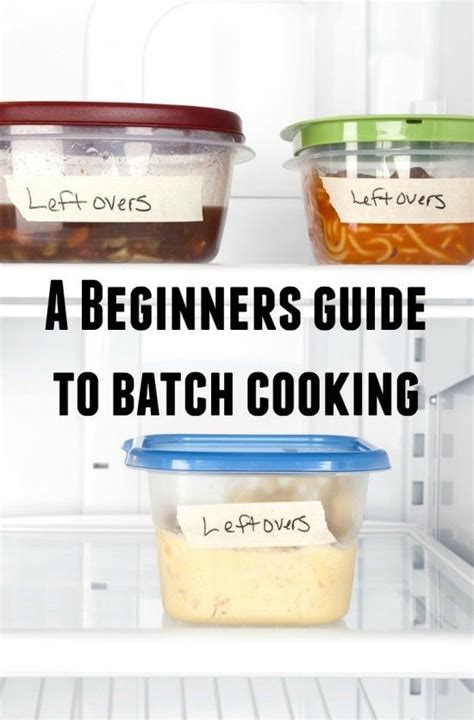 A beginners guide to batch cooking - 10 top tips to help you get started..... | The Diary of a ...