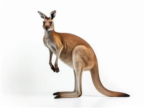 Premium AI Image | A Kangaroo isolated on a white background