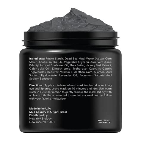 Dead Sea Mud Mask 8.8 oz – New York Biology