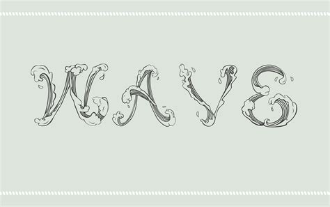 Wave Font :: Behance