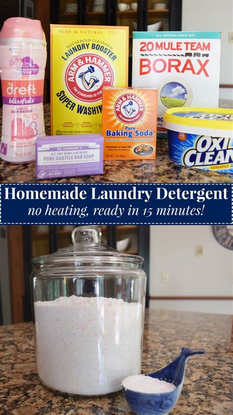 Homemade Laundry Detergent Recipe | Eqazadiv Home Design