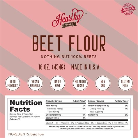 Beet Flour - Handcrafted Vegan Flour from Fresh Beets – Hearthy Foods