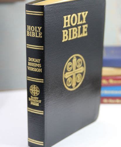 Douay-Rheims Catholic Bible - Black Genuine Leather Cover | Discount ...