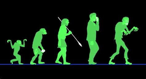 Evolution, with delicious braiiiiiiinssssssss! (GIF) | Evolution, Zombie, Gif