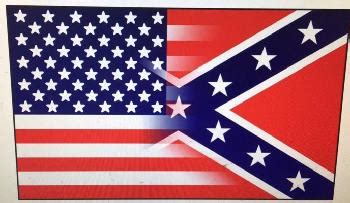 3'X5' Half and Half Confederate/American Flag