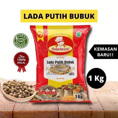 Jual LADA PUTIH BUBUK 1 KG | Shopee Indonesia