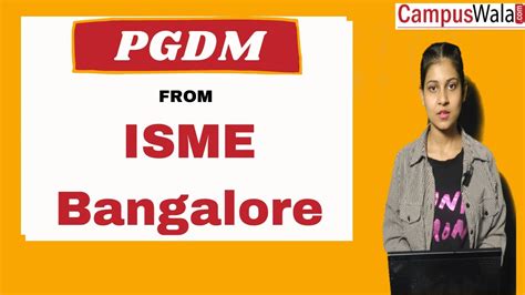 ISME | Bangalore | International School of Management Excellence ...