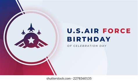 Us Air Force Birthday Celebration Vector Stock Vector (Royalty Free) 2278360139 | Shutterstock