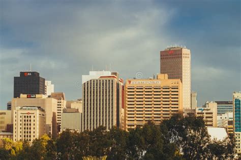 Adelaide City Skyline View on a Day Editorial Photo - Image of center, iconic: 144021706