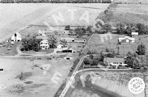 Vintage Aerial | Illinois | Christian County | 1966 | 20-FCHR-2