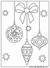 Christmas Ornaments Coloring Page  Free Printable Pages sketch template