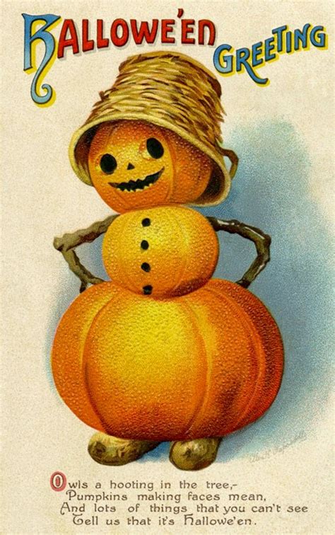 A Collection of 25 Strange and Creepy Vintage Halloween Postcards ...