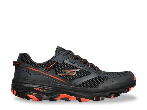 Skechers Leather Go Run Trail Altitude Running Shoe in Black/Charcoal ...