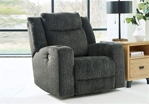 Martinglenn Ebony Power Recliner | Cincinnati Overstock Warehouse