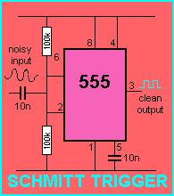 THE 555 IC: SCHMITT TRIGGER