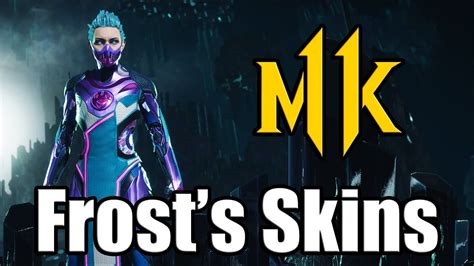 MORTAL KOMBAT 11 All Frost Skins Showcase (MK11 Frost) - YouTube