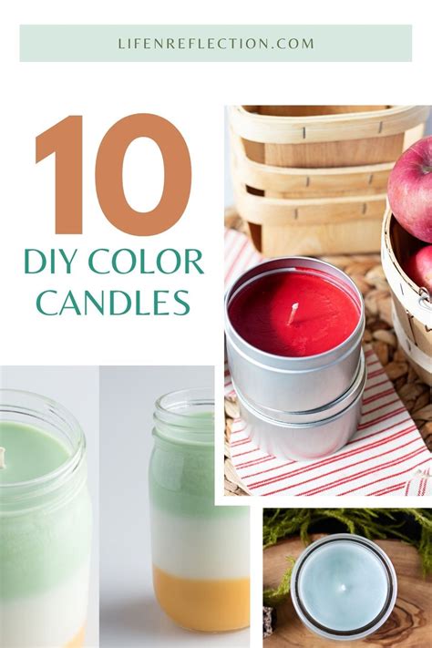 10 Creative DIY Colored Candles in 2021 | Colorful candles, Diy colored candles, Peppermint candles