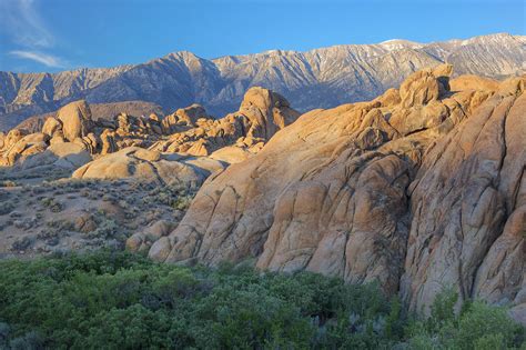 Alabama Hills Sierra Nevada Mountains Photograph by Dean Pennala