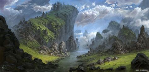 Mow moodpaint16 by michalkus d6hss9i | Fantasy landscape, Fantasy ...