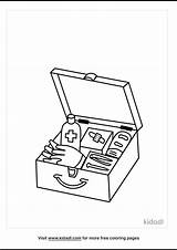 Free First Aid Kit Coloring Page  Printables Kidadl sketch template