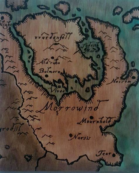 Morrowind map - currentamela