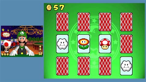 Luigi's Casino: Memory Match (New Super Mario Bros.) - YouTube