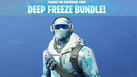 Fortnite Deep Freeze Bundle Preview - YouTube