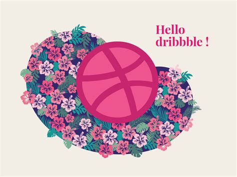 Hello dribbble! by Prash Vidanapathirana Graphic Design Tutorials, Peace Symbol, Typography ...
