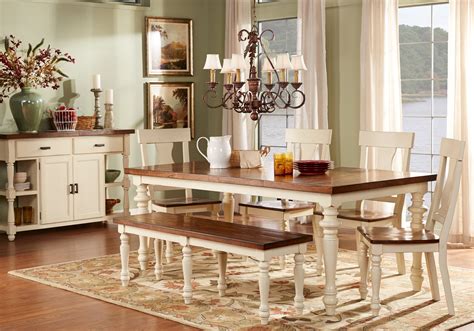 Hillside Cottage 5 Pc White Colors,White Dining Room Set | Cottage dining rooms, Traditional ...