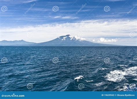 Volcano Tyatya.Kurily, Island Kunashir Stock Image - Image of east, kurily: 19639943