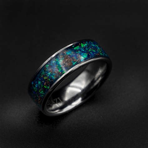 opal ring men, handmade rings, custom ring, unique rings for men, Mans ...