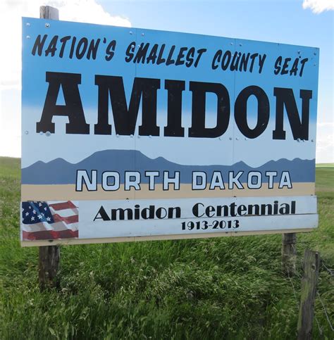 Amidon Welcome Sign (Amidon, North Dakota) | Slope County, w… | Flickr